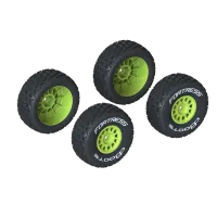 ARA550115 - dBoots FORTRESS Tire Set Glued. Yellow (2 Pairs)