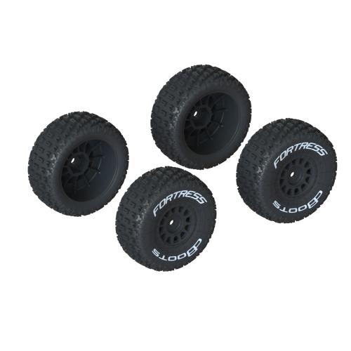 ARA550117 - dBoots &8222;FORTRESS&8220; Reifensatz. geklebt ARRMA ARA550117