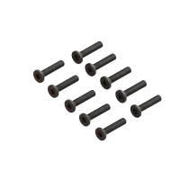 ARA702017 - Flat Head Screw M2.5x12mm (10pcs)