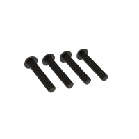 ARA721422 - Button Head Hex Machine Screws. M4x22mm (4)