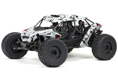 ARA7618T2 - FIRETEAM 6S 4WD BLX 1_7 Speed Assault RTR White ARRMA ARA7618T2