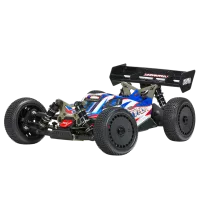 ARA8406 - ARRMA TLR Tuned TYPHON 6S 4WD BLX Buggy RTR. rot_blau 1:8