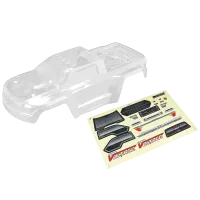 ARAC3328 - 1_10 Bodyshell with Decals. Clear : GRANITE