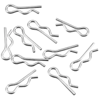ARAC3450 - Body Clip 6mm Black (10)