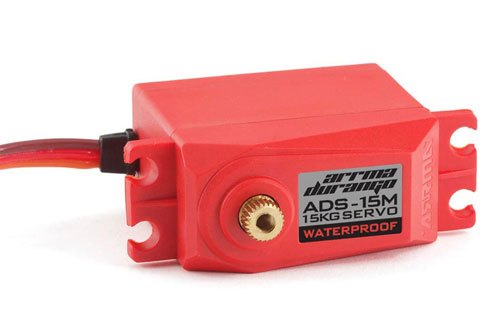 ARAM1025 - ADS-15M V2 15kg Waterproof Servo Red ARRMA ARAM1025