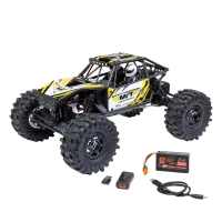 AXI-1750T2 - AXIAL UTB18 Capra 4WS 4WD Trail Buggy RTR. yellow 1:18