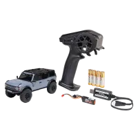 AXI-2048T2 - AXIAL SCX30 Ford Bronco 4X4 RTR Brushed Rock Crawler. grey 1:30