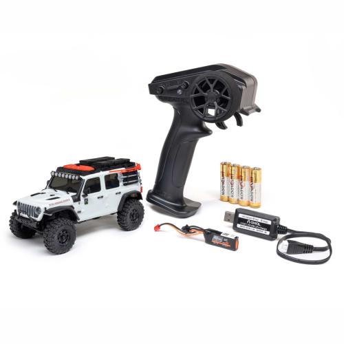 AXI-2261T2 - 1_30 SCX30 Jeep Wrangler JLU 4X4 RTR Brushed Rock Crawler. WeiSz Axial AXI-2261T2