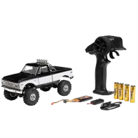 AXI-3408T1 - SCX24 1967-1972 Chevrolet C10 4WD Truck RTR. black 1:24