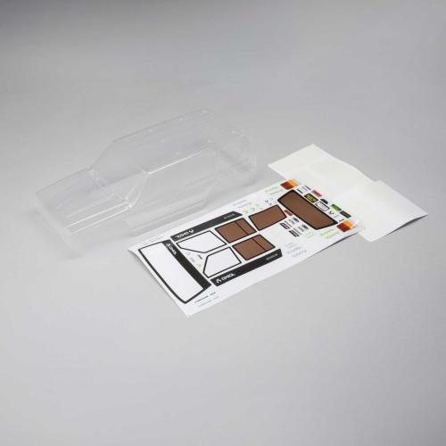AXI-4515 - Karosserie und Aufkleber-Set. transparent: SCX10 III XJ Axial AXI-4515
