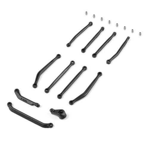 AXI-4760 - 91 mm Link-Set fuer kurzen Radstand. Servohorn: SCX30 Axial AXI-4760