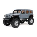 AXI00002V3T3 - 1_24 SCX24 Jeep Wrangler JLU 4X4 Rock Crawler Brushed RTR. Gray