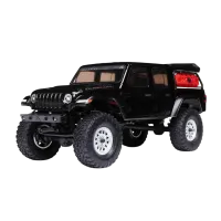 AXI00005V2T5 - AXIAL SCX24 Jeep JT Gladiator 4WD Rock Crawler Brushed RTR. black 1:24