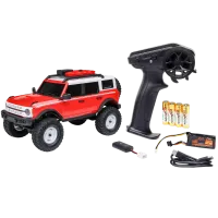AXI00006V2T6 - AXIAL SCX24 Ford Bronco Heritage Edition 4X4 RTR Brushed Rock Crawler. red 1:24