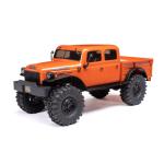 AXI00007T1 - 1_24 SCX24 Dodge Power Wagon 4WD Rock Crawler Brushed RTR. Orange