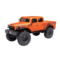 AXI00007T1 - AXIAL SCX24 Dodge Power Wagon 4WD Rock Crawler Brushed RTR. orange 1:24