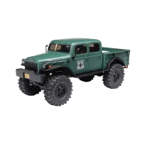 AXI00007T2 - AXIAL SCX24 Dodge Power Wagon 4WD Rock Crawler Brushed RTR. green 1:24
