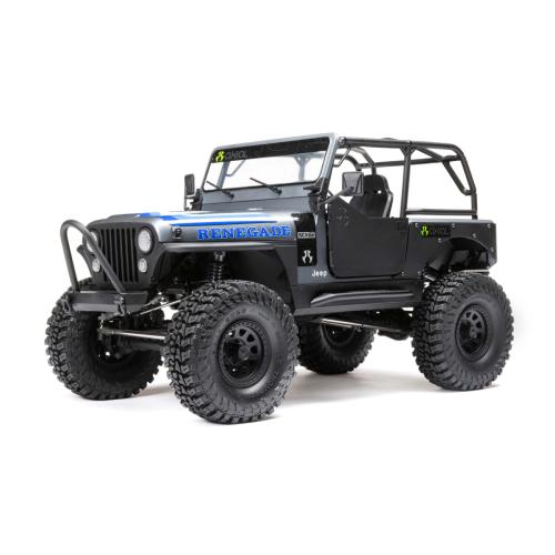 AXI03008T2 - 1_10 SCX10 III Jeep CJ-7 4WD Brushed RTR. Grey Axial AXI03008T2