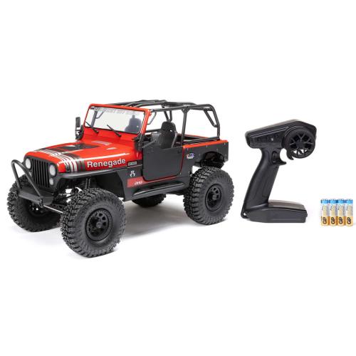 AXI03008V2T1 - SCX10 III Jeep CJ-7 4X4 RTR Rock Crawler mit Brushed. rot 1:10 Axial AXI03008V2T1