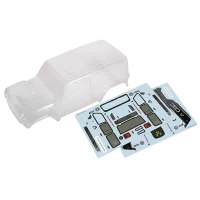 AXI200000 - Clear Body. Precut: SCX24 Jeep Wrangler JLU