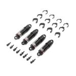 AXI203002 - Oil Shock Set 6mm. (.213 LBS_IN Red): SCX24 (4)