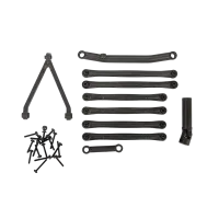 AXI204000 - Suspension Links Long Wheel Base. 133.7mm: SCX24