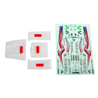 AXI230012 - Body Panel Set. Clear: Capra 1.9 UTB