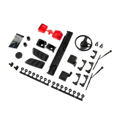 AXI230022 - Exterior Body Detail Parts. Jeep JLU: SCX10 III Axial AXI230022
