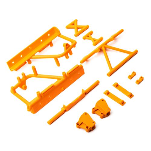 AXI231029 - Cage Supports Battery Tray (Orange) RBX10 Axial AXI231029
