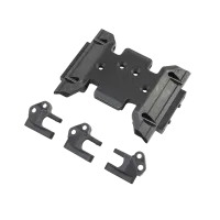 AXI231047 - Skid Plate & Upper Link Mounts: SCX10 III BC