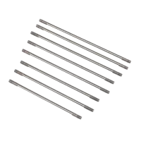AXI234035 - Steel Suspension Link Set. 313mm WB: SCX10 III BC