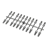 AXI234036 - M4 Straight Rod End: 1_10 SCX10 PRO