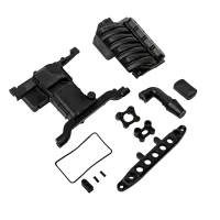 AXI251005 - SCX6: Front Servo Mount_Engine Cover_Seals