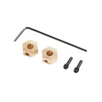 AXI302002 - Hex Hub. Brass 1.0g (2): SCX24. AX24