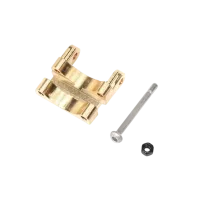 AXI302006 - Rear Upper Link Mount. Brass 1.5g: SCX24