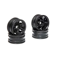 AXI40002 - 1.0 Rockster Wheels Black (4pcs):SCX24