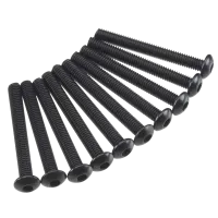 AXIC0012 - Hex Socket Button Head M3x25mm Black (10)