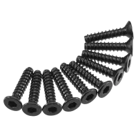 AXIC0119 - Hex Socket Tap Flat Head M2.5x12mm (10)