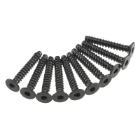 AXIC0130 - Hex Socket Tap Flat Head M3x18mm Black (10)