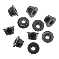 AXIC1045 - Nylon Locknut M4 Black (10)