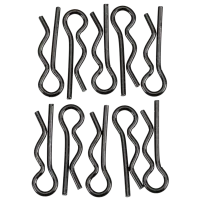 AXIC1059 - Body Clip 6mm Black (10)