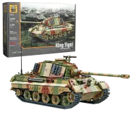 BA0182C - BuildArmy WW2 Koenigstiger in Tarnfarbe V2 (1128 Teile)