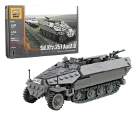 BA0251 - BuildArmy WW2 Sd.Kfz.251 Ausf.D V2 (436 pcs)