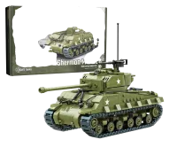 BA1002 - BuildArmy WW2 M4A3E8 Sherman Easy8 Panzer (860 Teile)