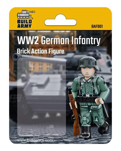 BAF001 - BuildArmy WW2 Deutscher Infanterist (Mid-Figur) BAF001