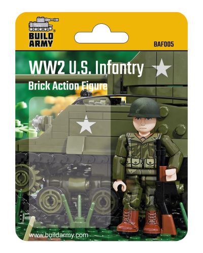 BAF005 - BuildArmy WW2 US-Infanteriesoldat (Mid-Figur) BAF005