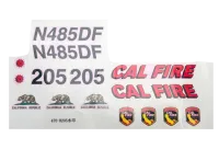 BE470LPJ009-CF - 470L Bell 206 N485DF Aufklebersatz