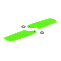 BLH1671GR - Tail Rotor Blade Set. Green: B450 3D. B400. B450 X