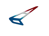 BLH5216 - Painted Vertical Tail Fin - Fusion 360