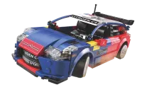 C51078W - CaDA Citroen C4 WRC Rally Auto 2008 1_20 (329 pcs)